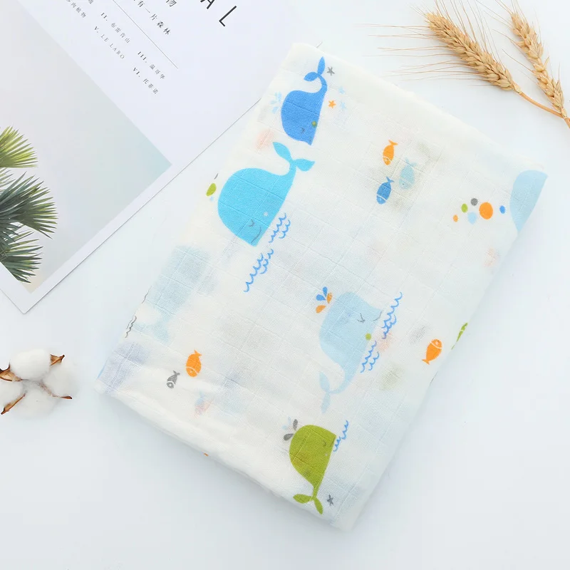 Бамбуковое Хлопковое одеяло для новорожденного ребенка пеленать бамбуковое Хлопковое одеяло Младенческая обертка мягкое детское банное полотенце-пеленка одеяло s