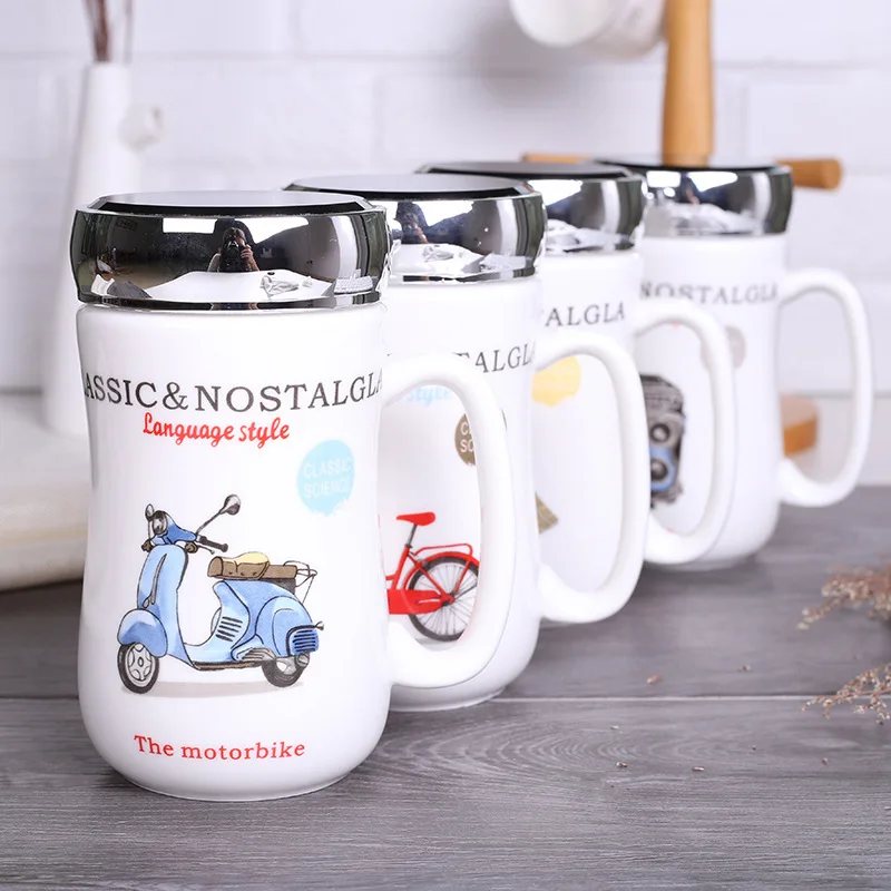 

400 ml Mugs Retro Coffee Ceramic Cup Coffee Milk Tea Mug Drinkware Travel Mug Birthday Valentine's Day Gifts