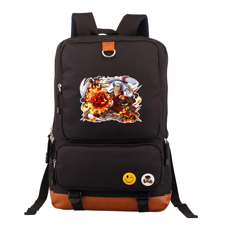 

Anime Backpack One Piece Cartoon Teenager Laptop Shoulders Bag Boys Girls School bags Bookbag Men Casual Travel Bags