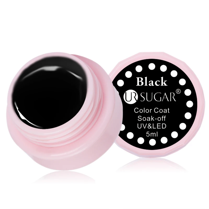5ml Black Base Ur Sugar, 7,5 мл, Магнитный Гель-лак, блеск, Термальный, меняющий цвет, кошачий глаз, УФ-гель, лак, замачиваемый, УФ светодиодный, гель, маникюрный лак - Цвет: 5ml Black Base