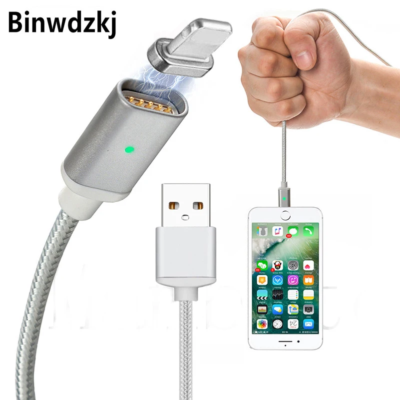 

Magnetic Cable for iPhone Xs Max XR X 8 7 6 Plus Fast Charging Phone Data Cables for iPhone 5s 5C SE Magent Charger Cable Cord