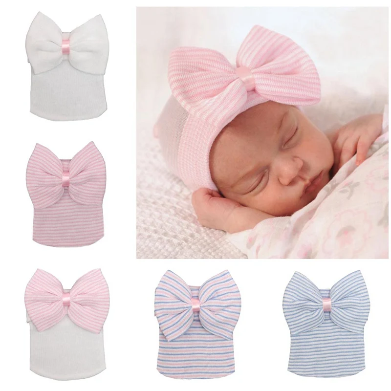 bow cap for baby girl