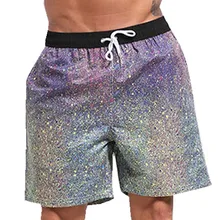 JAYCOSIN Брендовые мужские водонепроницаемые быстросохнущие шорты для фитнеса, пляжные шорты с принтом, Свободные повседневные шорты на шнурке