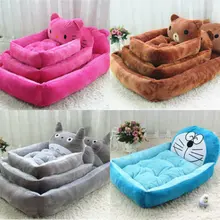 Six styles Cartoon pet dog bed house flannel kennel cat litter Dog Beds/Mats Pet Supplies Dog mat S-XL Four Models