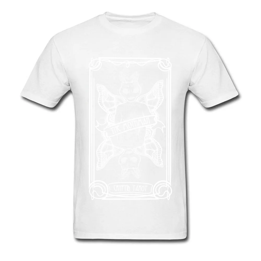 Lasting Шарм Cryptid Таро серии Спортивная футболка Mothman футболка Для мужчин Уникальный студентов футболка Funky черный