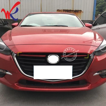

Loyalty for Mazda 3 AXELA 2017 Front Grille Cover Trim Molding Red ABS Car Accessories Auto Styling