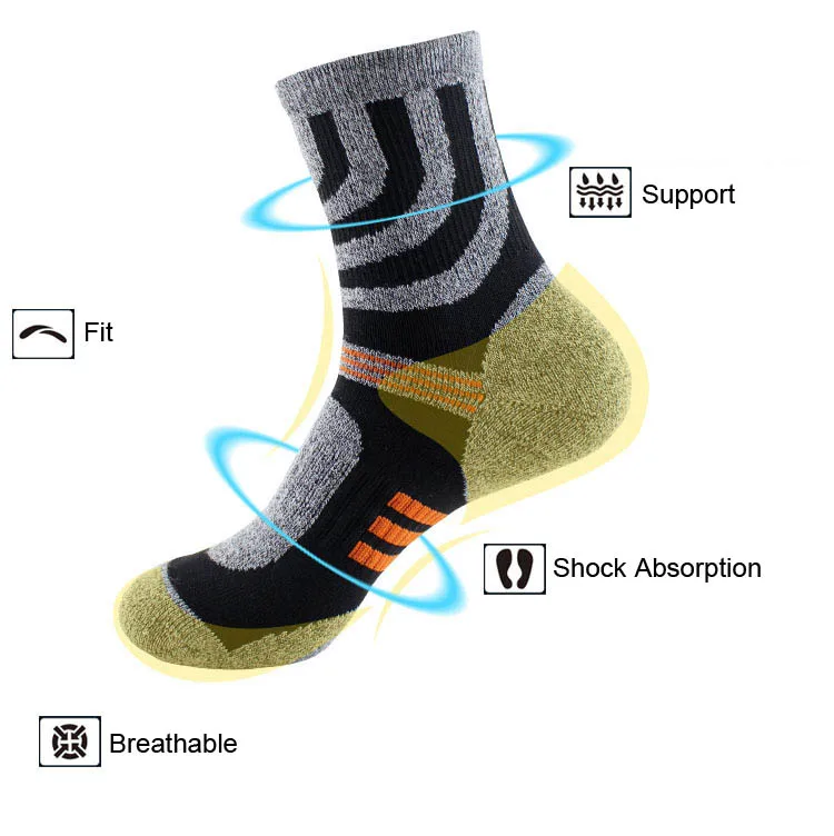 2 PairLot 2017 New Men Brand Casual Socks Quick Dry Breathable Cotton Socks Absorb Sweat Antibacterial High Quality Male Sport Socks 07