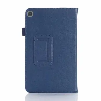

20pcs/lot Litchi pattern bracket protective case cover for Samsung Galaxy Tab A 8.0 P200 P205 SM-P200 SM-P205 leather cover case