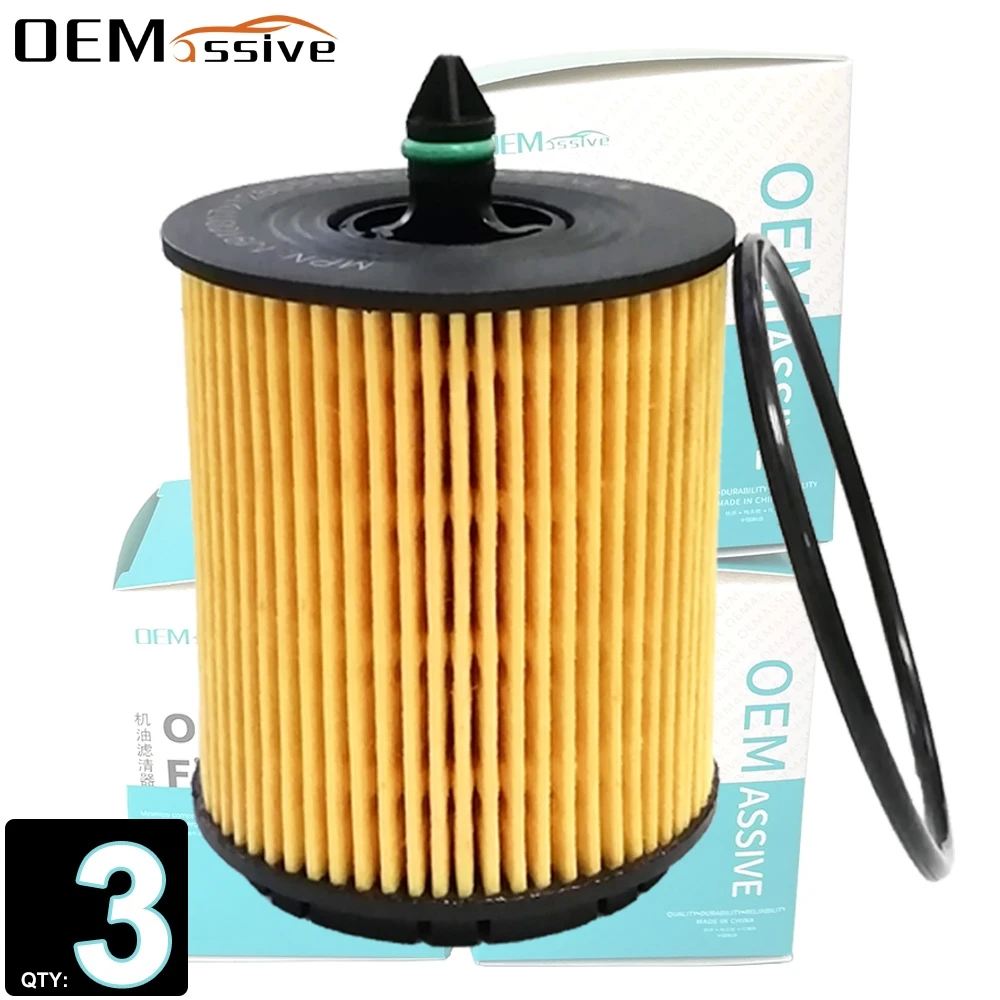 

Set Of 3, Oil Filter 12605566 For Alfa Romeo Brera and Spider Holden Zafira Pontiac Sunfire Saturn L200 L300 Buick Verano Regal