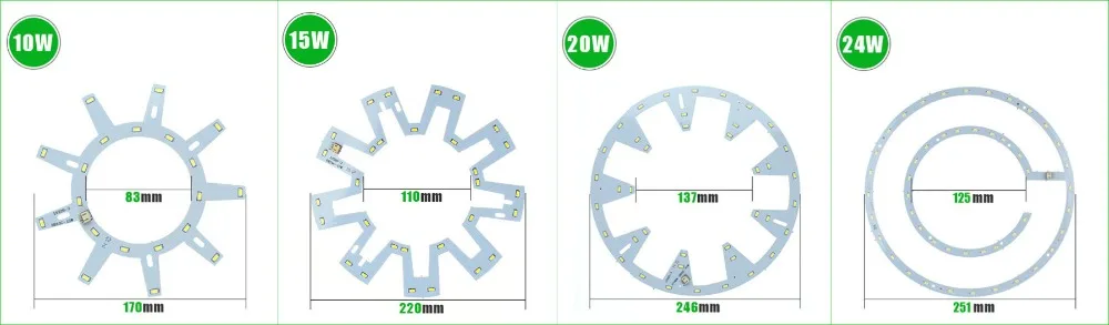10 Вт, 12 Вт, 15 Вт, 18 Вт, 20 Вт, 24 Вт, потолочный светильник, светодиодный, кольцевая панель, круглые огни, 180 В-265 В переменного тока, SMD 5630, потолочная панель, круглая лампа
