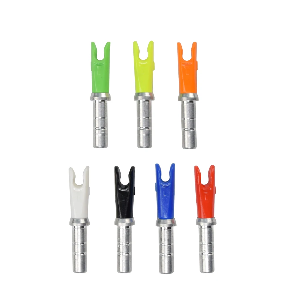 

20Pcs/lot Arrow L Nock + Nock Pin for ID4.2mm Carbon Shaft DIY Arrow Archery Bow Shooting Race Practice Indoor
