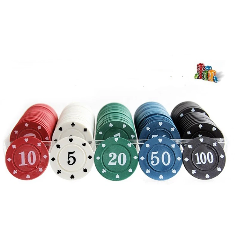 New Hot Promotional Texas mahjong chips chips ABS material 100 special suit fitted  5/10/20/50/100  casino chips coins  qenueson