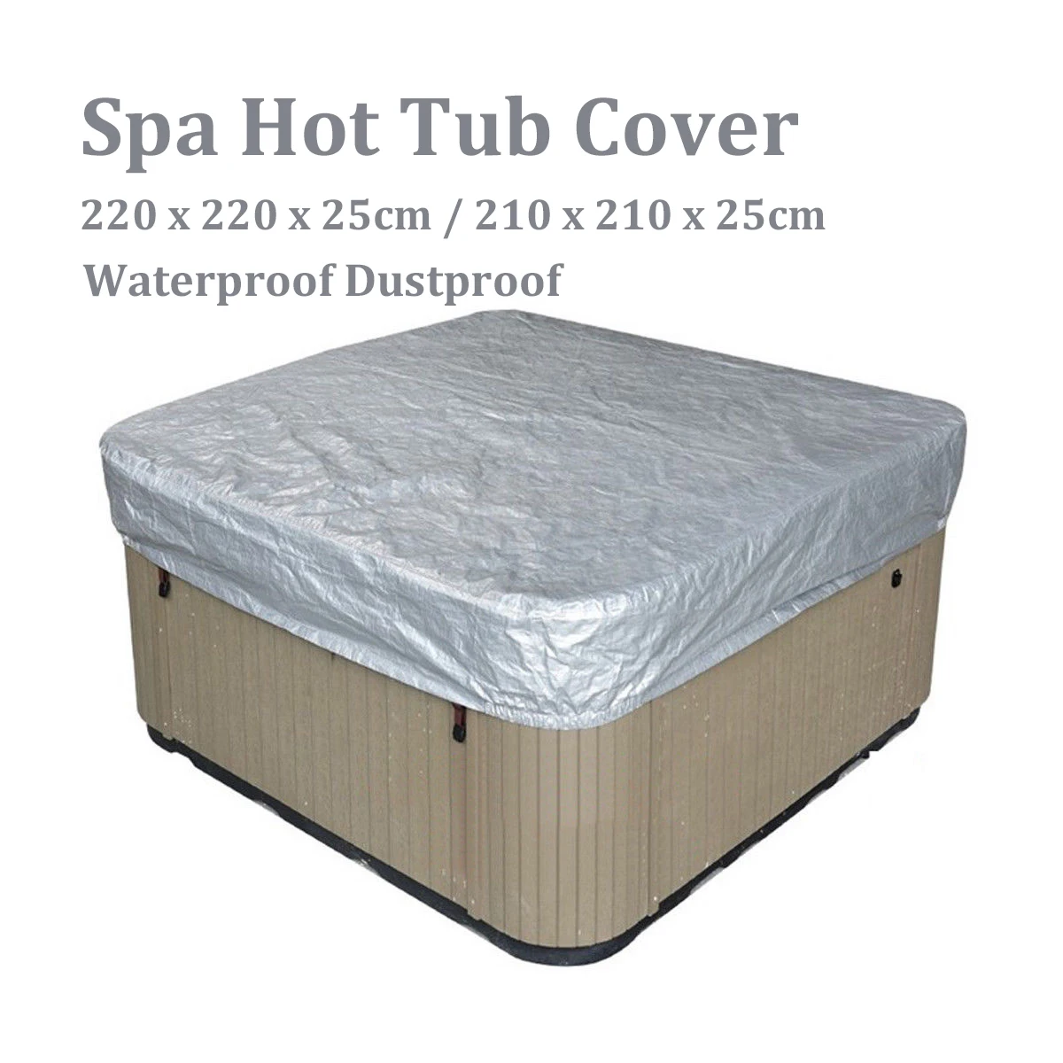 

Universal Spa Hot Tub Cover All-Weather Guard Protector Cap Against Weather Prolongs Spa Cover Life Protector Jacuzzis Hotspring