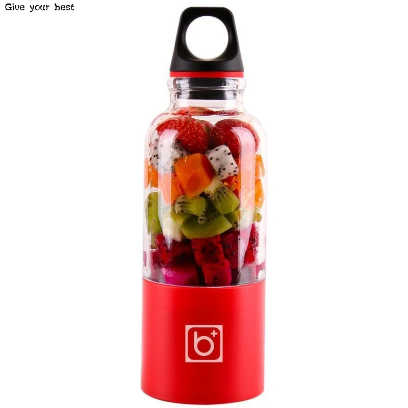 500ml Electric Juicer Cup Mini Portable USB Rechargeable Blender Maker Shaker Squeezers Fruit Orange Juice Extractor |