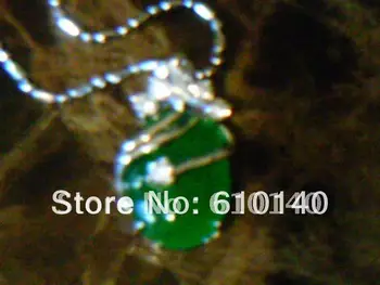 

6PC Green e Pendant Necklace A 2T114