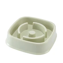 Pink Blue Green Plastic Pet Feeder Anti Choke Dog Bowl Puppy Cat Slow Down Eatting Feeder Healthy Diet Dish Pink Blue Green Plastic Pet Feeder Anti Choke Dog Bowl Puppy Cat Slow Down Eatting Feeder Healthy Diet Dish