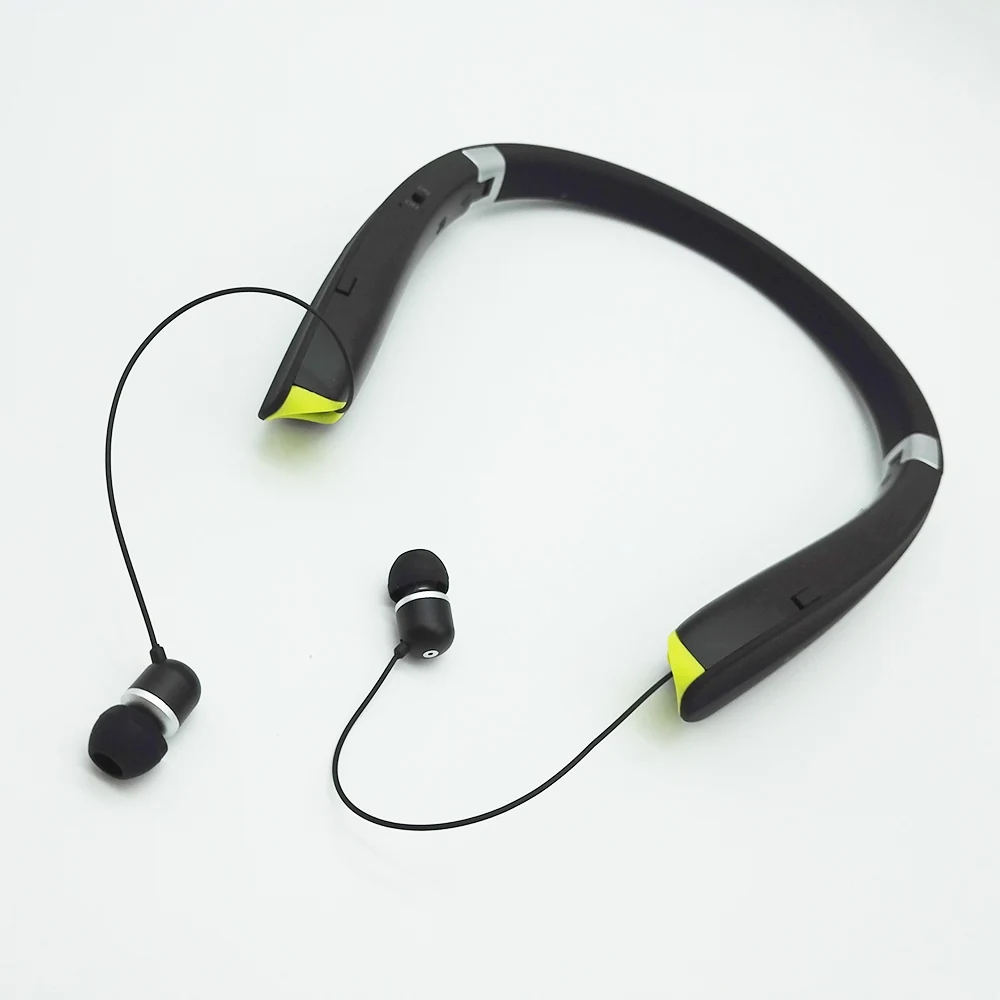 

Lightweight Folding Small Earphone 3 in 1 Retractable Bluetooth Earbuds with MP3 player FM Radio Calling for Iphone Sport