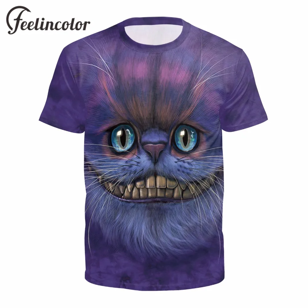 Buy Feelincolor New 3D Printed T shirt ment Cheshire