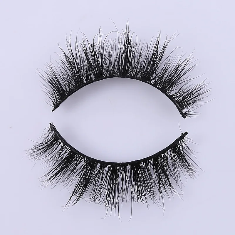 3D Real Mink Lashes Fur False Eyelashes Strip Thick Fake Faux Eye Lashes Makeup Beauty 100% Handmade Glitter Packing D104