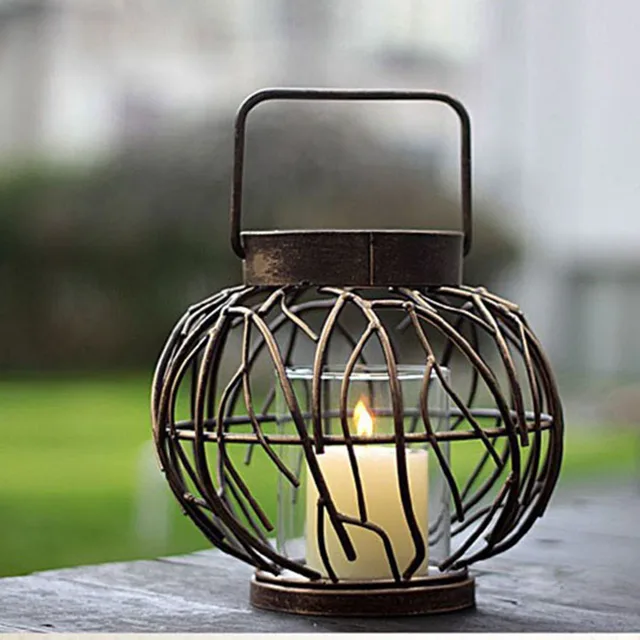 Moroccan Solar Lantern Hanging Lights Decorative Candle Lanterns