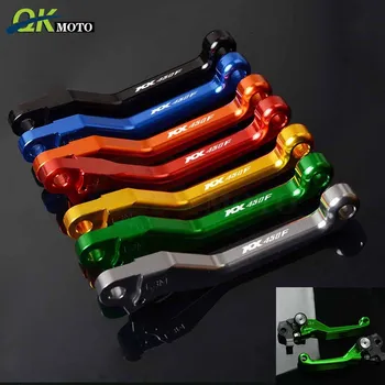 

CNC ORV Accessories ATV Folding Brake Clutch Levers For KAWASAKI ATV KX450F kx450f 2008-2015 2010 2011 2012 2014