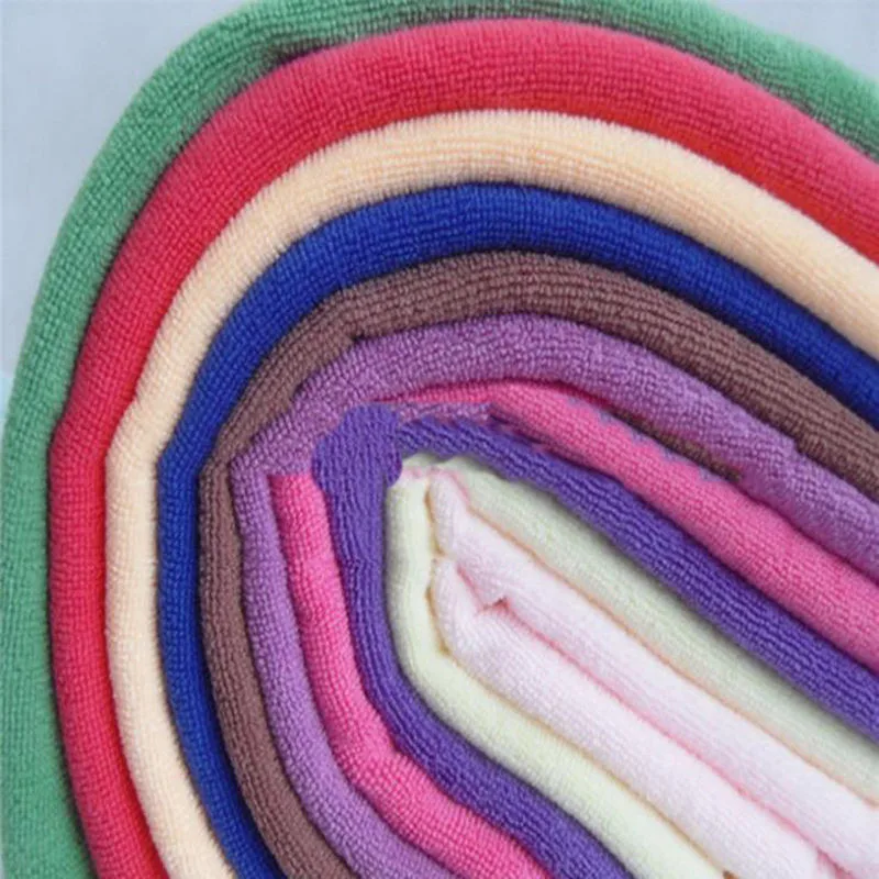 Подробные сведения о 5 шт цвет случайный мягкое волокно хлопок для мытья лица Ткань для рук Полотенца мочалка