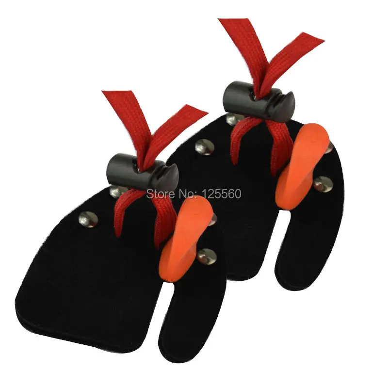 1X New Leather Right Hand Finger Tab For Archery Protective Recurve Bow