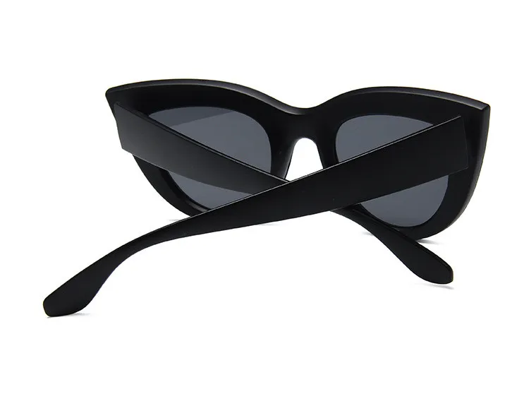 ASOUZ 2018 new fashion ladies cat eye sunglasses retro men's triangle UV400 glasses international high-end brand sunglasses (2)