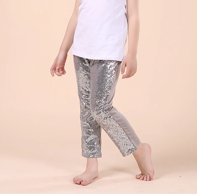 girls sequin leggings
