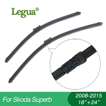 

Legua Wiper blades for Skoda Superb(2008-2015),18"+24",car wiper,Boneless wiper, Windscreen Windshield Wipers, Car accessory