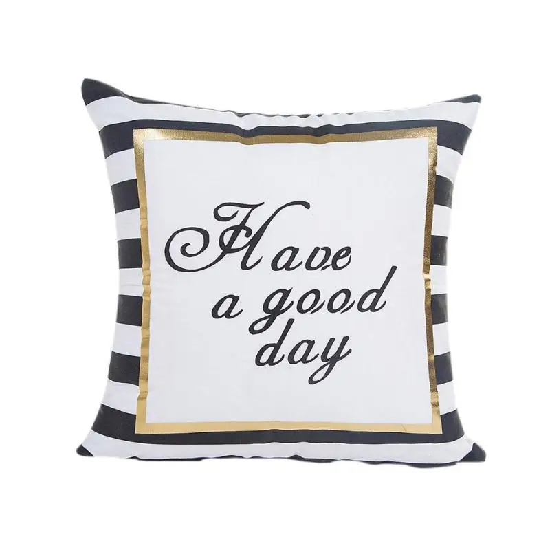 1Pc Printed Home Pillow Cases Decorative Sofa Pillowcase Super Soft I