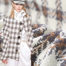 Модная разноцветная шерстяная шерсть из ткани твидовый ткань для пальто tissu au metre лоскутное telas tecido tecidos para roupa tissus DIY