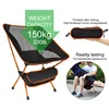 Foldable Camping Chair Fishing BBQ Hiking Ultra Light Chair Outdoor Tools Strong High Load 150kg Beach Picnic Seat Folding Chair ► Photo 1/6