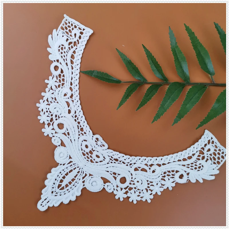 Polyester V-neck embroidery Water-soluble Lace Car sewing craft DIY clothing accessories | Дом и сад