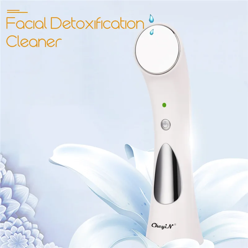 

Facial Detoxification Micro-current Ion Cleaning Pore Cleansing Instrument Face Care Tool USB Rechargeable Facial Massager P46