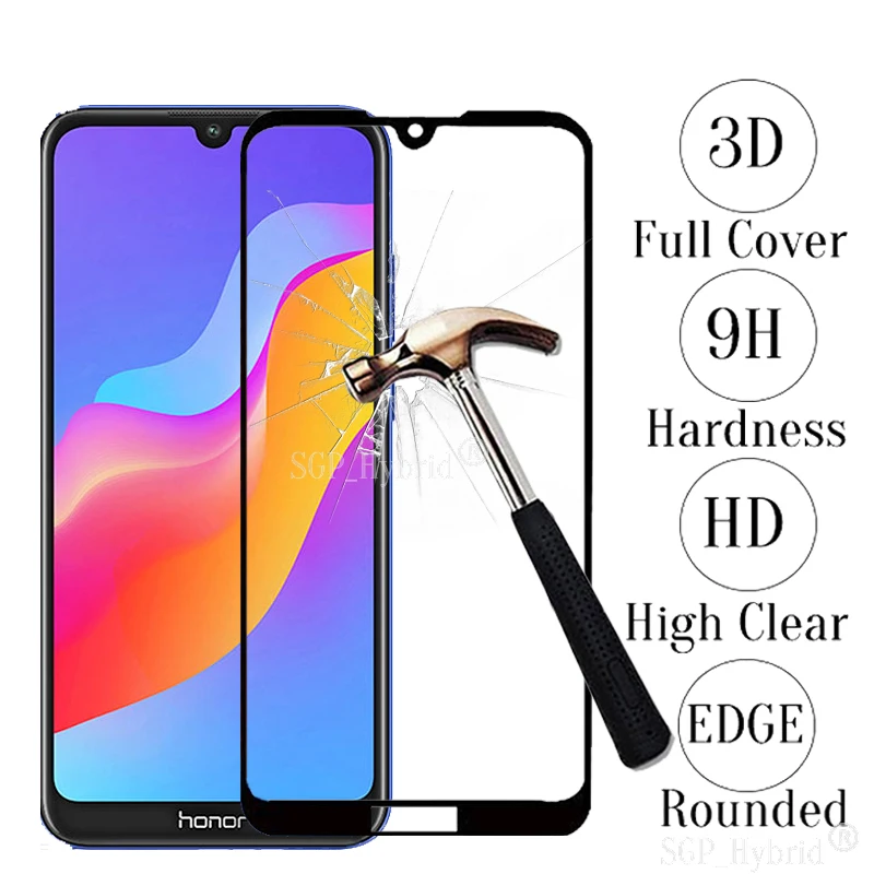 3D كامل غطاء الزجاج على الشرف اللعب 8a واقي للشاشة لهواوي الشرف 8a 8 Honor8a Honor8 a a8 اللعب المقسى سلامة الزجاج فيلم