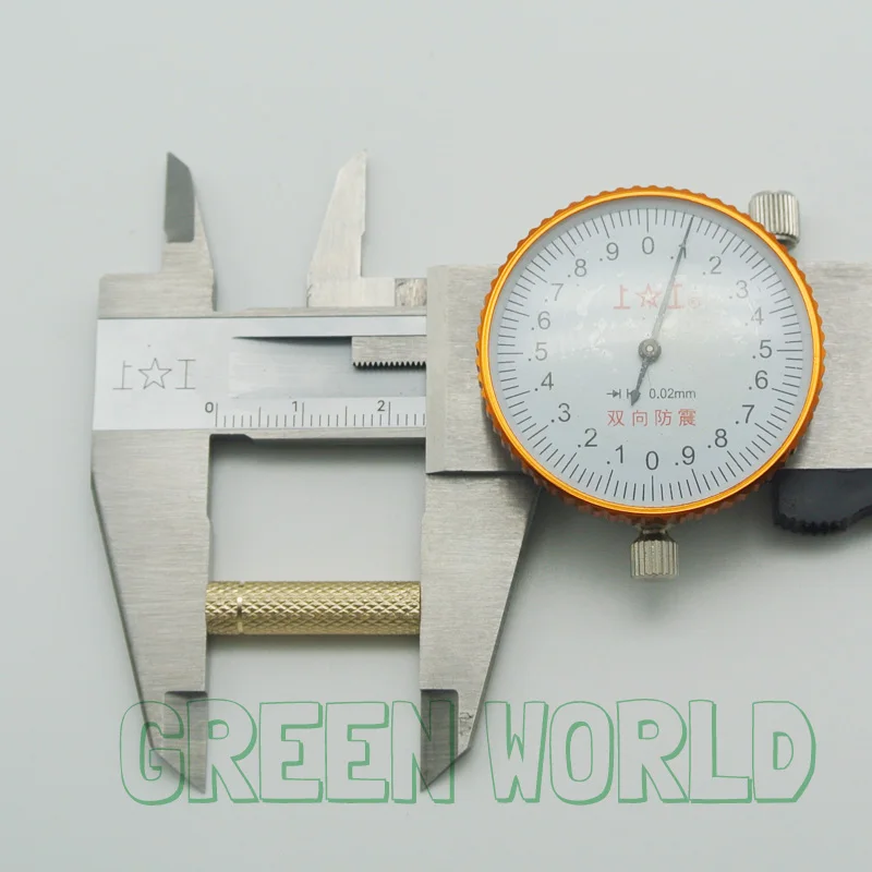 Green World 1 шт./лот адаптер из твердой латуни, внутренняя резьба M5, внутренняя резьба 8-32