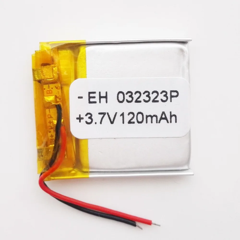Лот 10 шт 3 7 V 120mAh 302323 литий полимерный аккумулятор для Mp3 MP4 MP5 GPS PSP bluetooth наушники