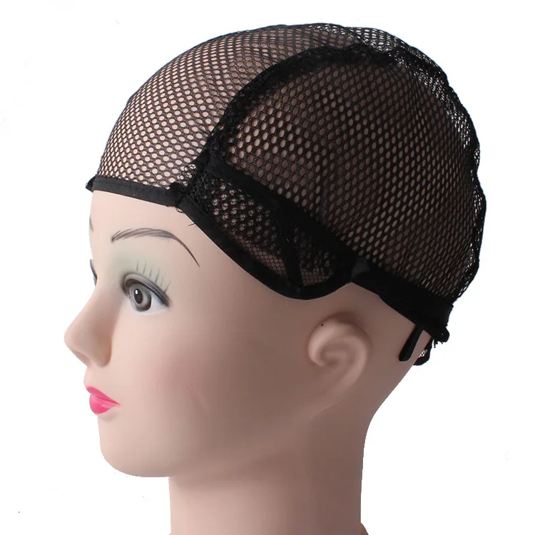 

10PCS DHL Free Top Quality top grade machine made Wig caps for making wigs stretch lace sew in for wigs