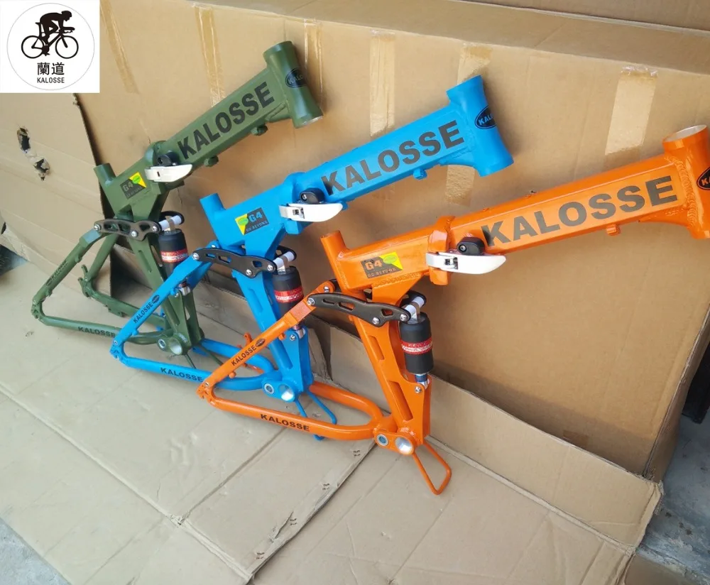 Perfect Kaloss  Hot selling  Folding  Fat bike frame  snow bike frame  26*17 inch ,  26*4.0 inch   Beach bike   frame 7