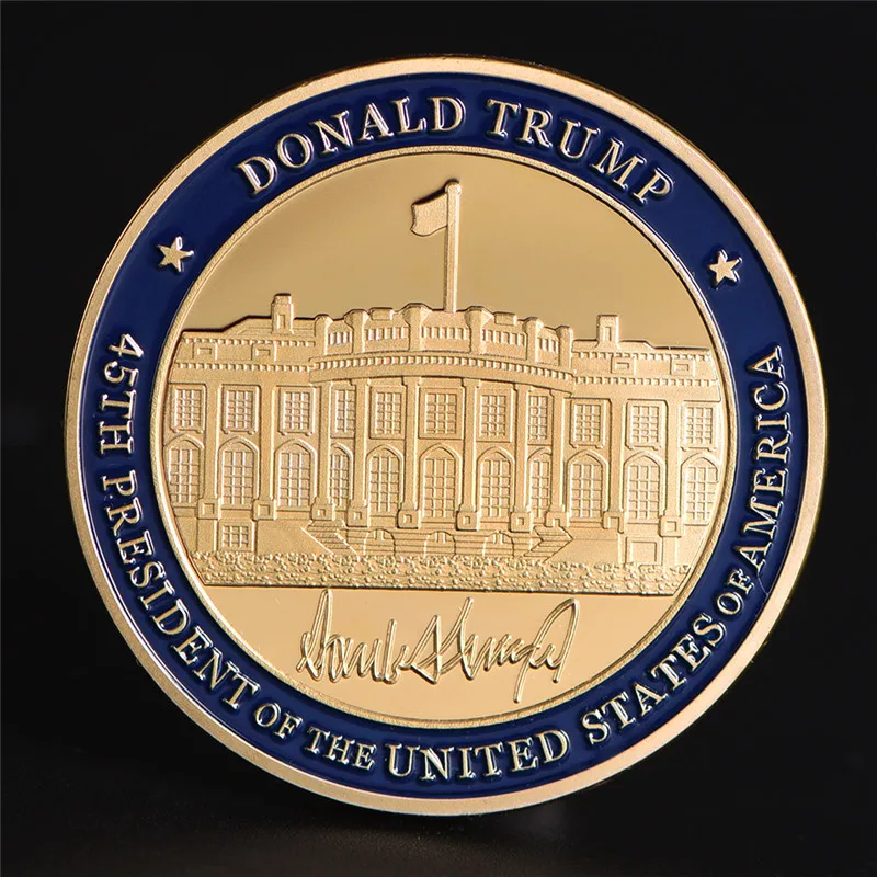 Новый памятная монета нам 45th президент Дональд Трамп коллекция искусства