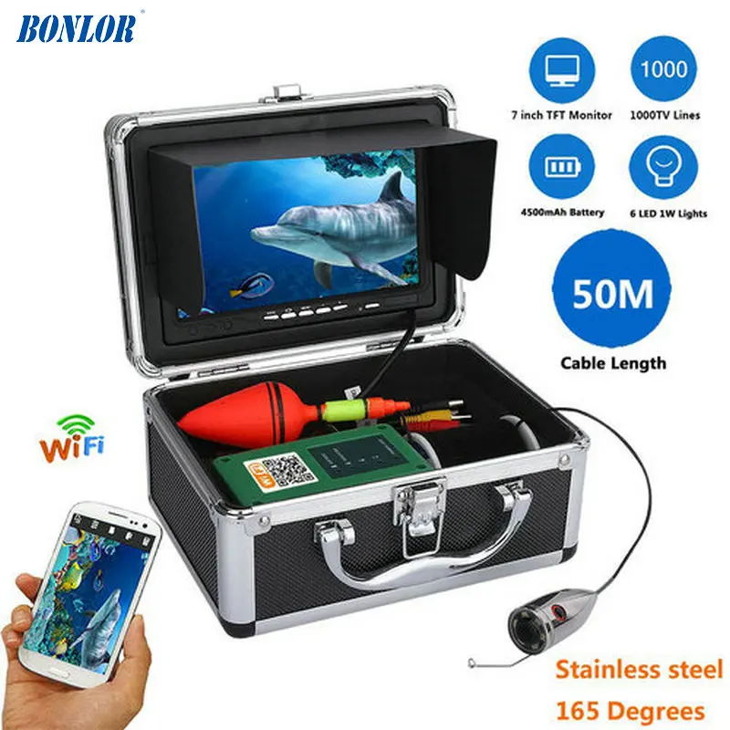 50m-Cable-WIFI-Wireless-Fish-Finder-with-720P-1000TVL-Underwater-Fishing-Video-Camera-7-Inch-Color (1)