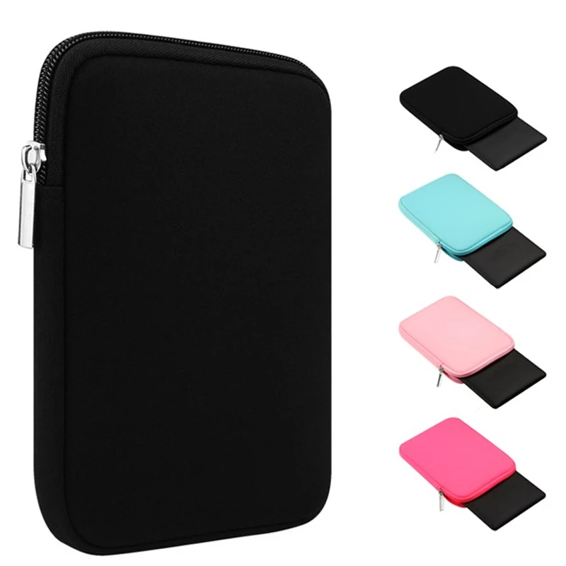 

New Fabric EReader liner Sleeve Pouch Bag For Kindle Paperwhite 1 2 3 4 Case Voyage 2016 8th 6 inch Pocketbook Ebook Cover Bags