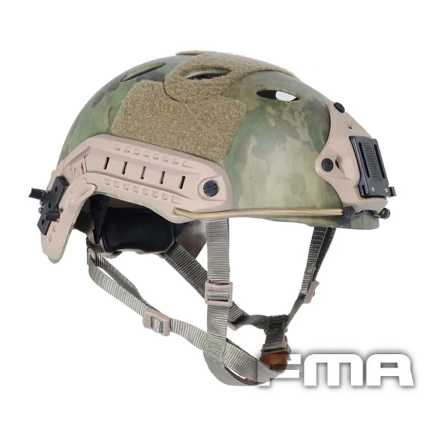 

FMA Outdoor Cycling Helmet Airsoft Painball CS Protective FAST Helmet-PJ TYPE A-Tacs FG tb470