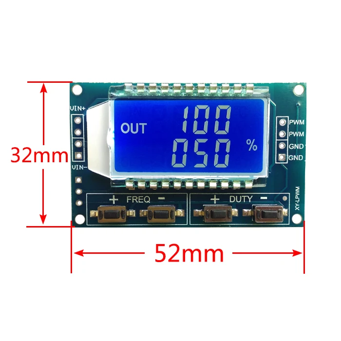 1Hz-150 Khz 3.3 V- 30 V PWM Módulo Board