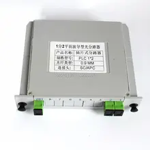 Бесплатная Доставка 1×2 Lgx Кассеты Карты SC/APC PLC splitter Модуль 1:2 2 Порта Волокна оптический PLC Splitter