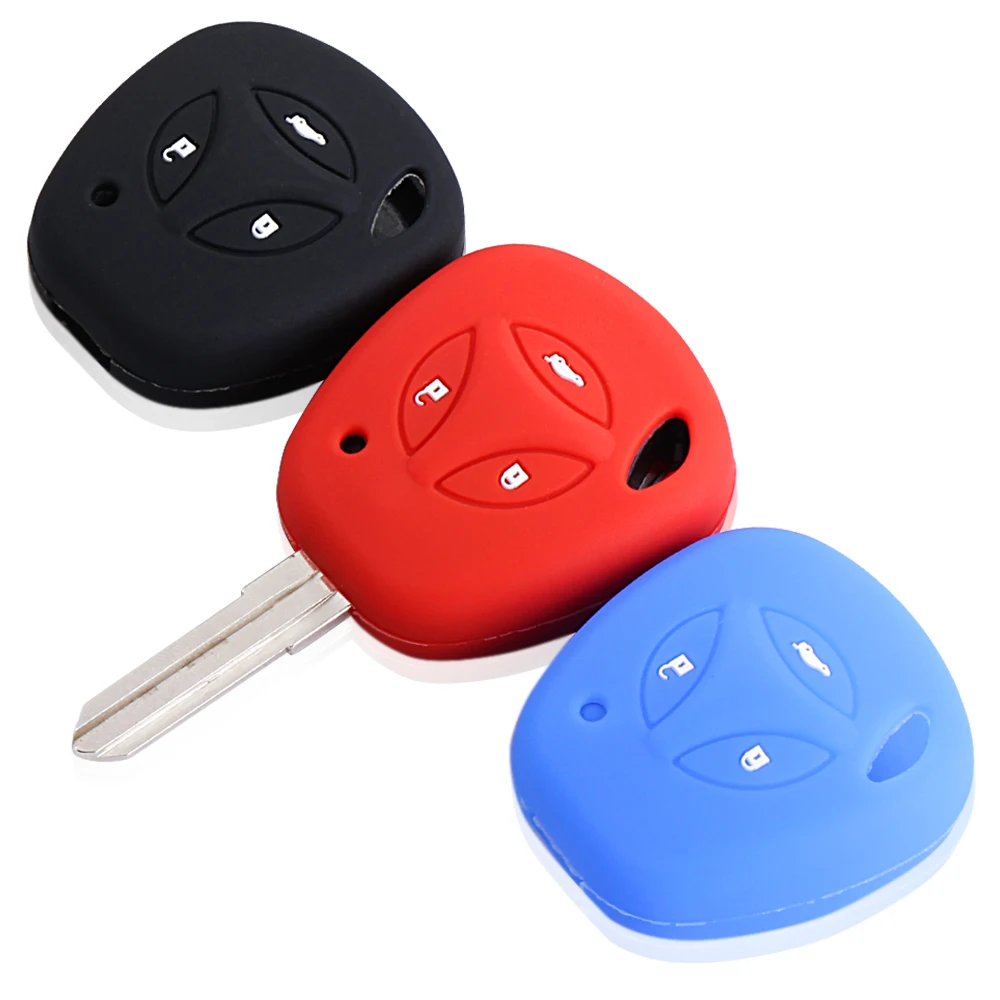 

Silicone Car key FOB cover case set protector FIT LADA Priora Sedan sport Kalina Granta Vesta X-Ray XRay filp folding remote