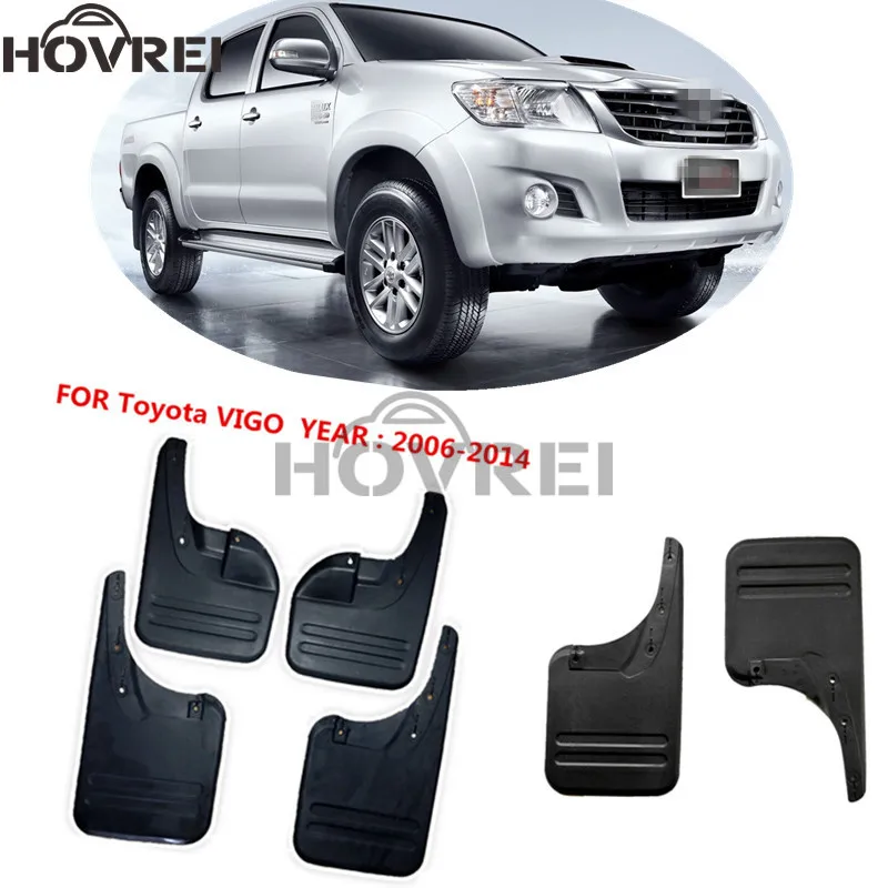 

4pcs/set car Mud Flaps Splash Guard Fender mudguards for Toyota Hilux VIGO 2006 -2014 2007 2008 2009 2010 2011 2012 2013