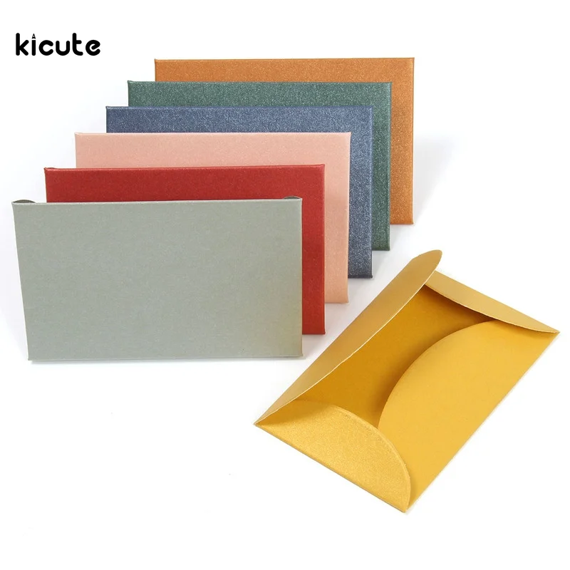 50pcs set vintage colorful small colored pearl blank mini paper
