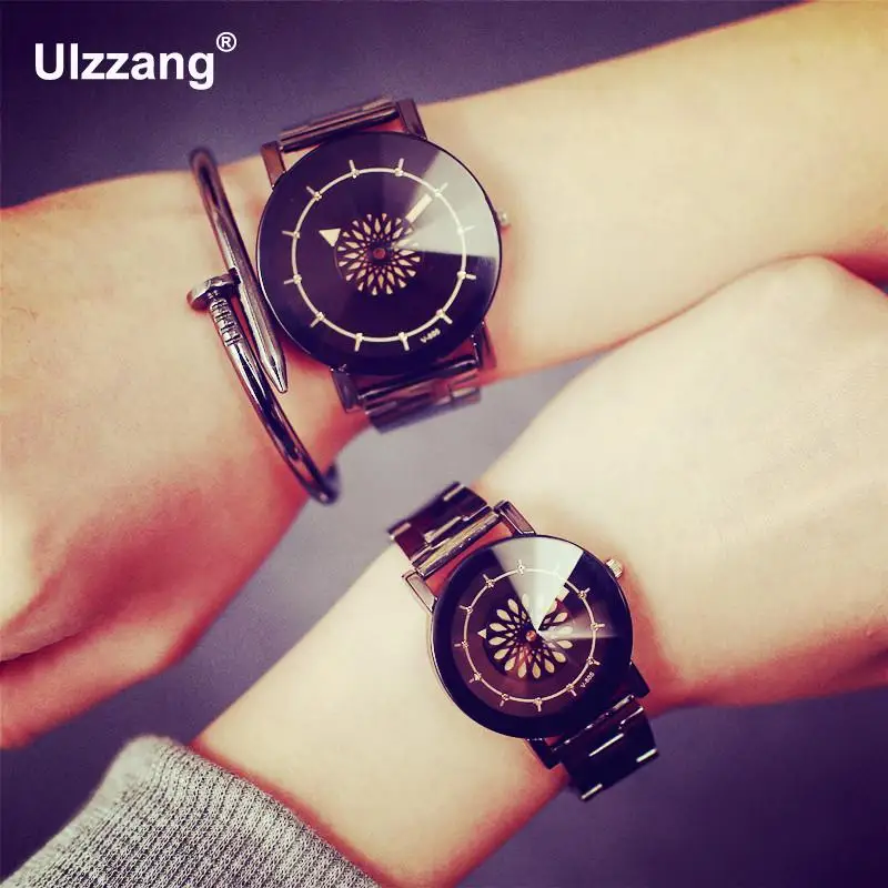 

Women Men Watch 2018 New Fashion Full Stainless Steel Quartz Watch Ladies Dress Wristwatch Relogio Feminino Clock